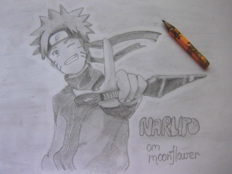 Рисунки карандашом аниме Наруто