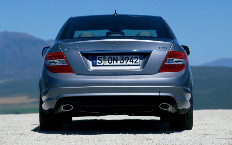 Мерседес c класс сзади w204