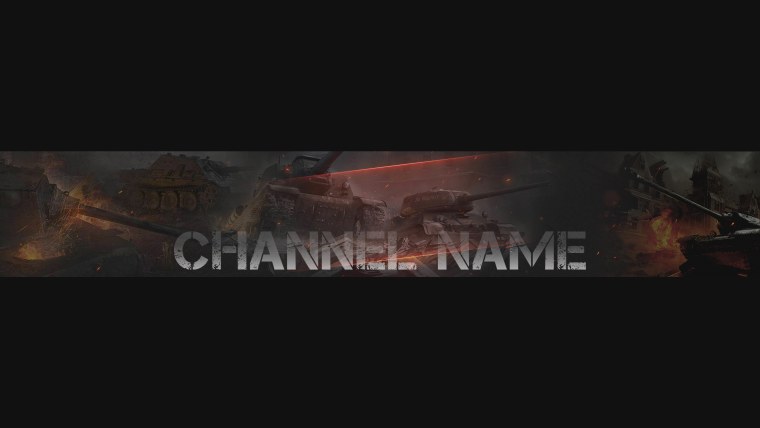 Шапка для канала World of Tanks