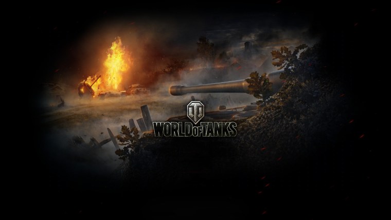 Танк на зимнем фоне