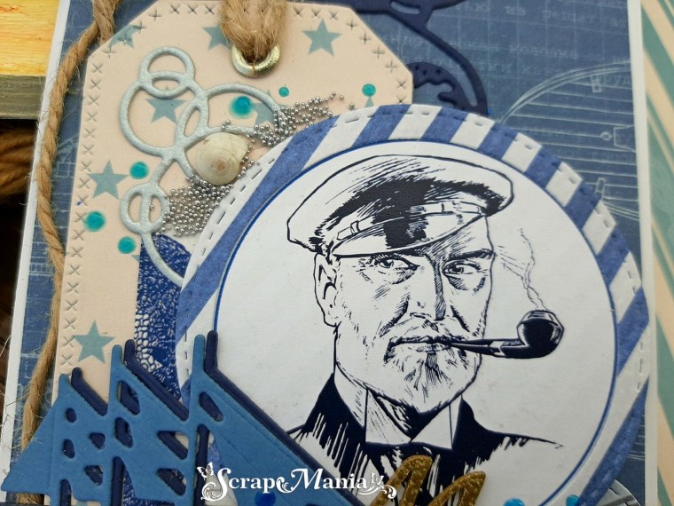 СКРАПМАНИЯ карточки мой Капитан для скрапбукинга
