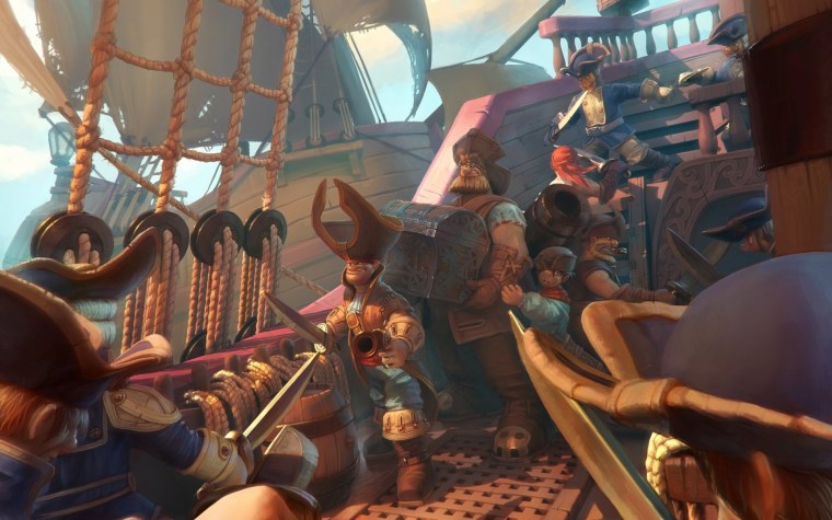 Палуба корабля арт