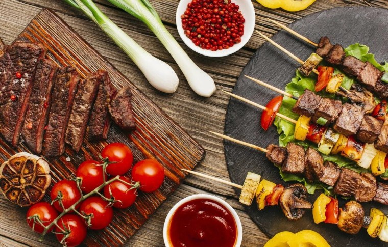 Красивый шашлык