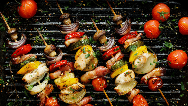 Овощи гриль целиком