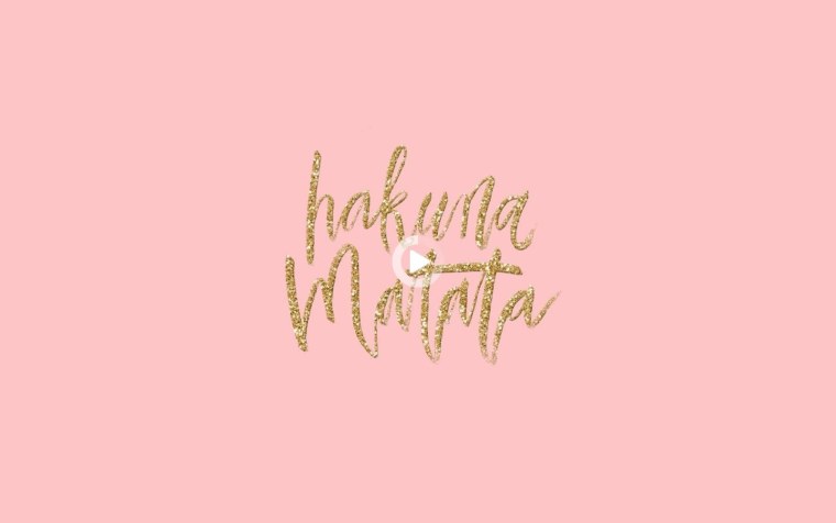 Розовая заставка