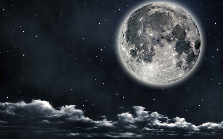 Задний фон Луна