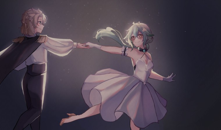 Сахароза и альбедо Genshin Impact