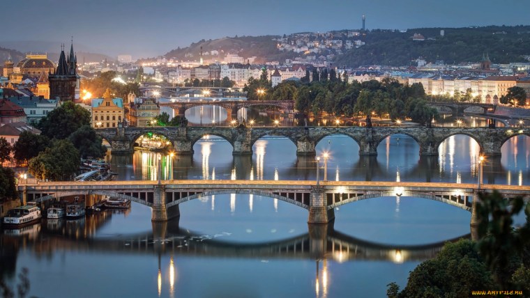 Чехия Прага улицы