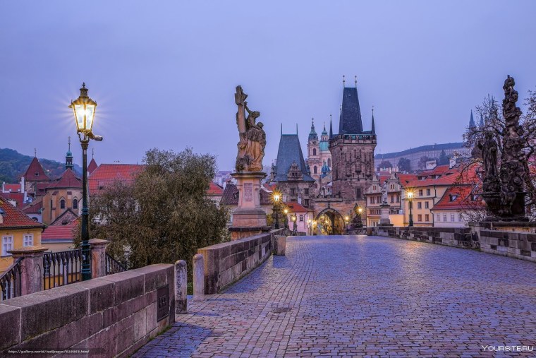 Прага город Карлов мост