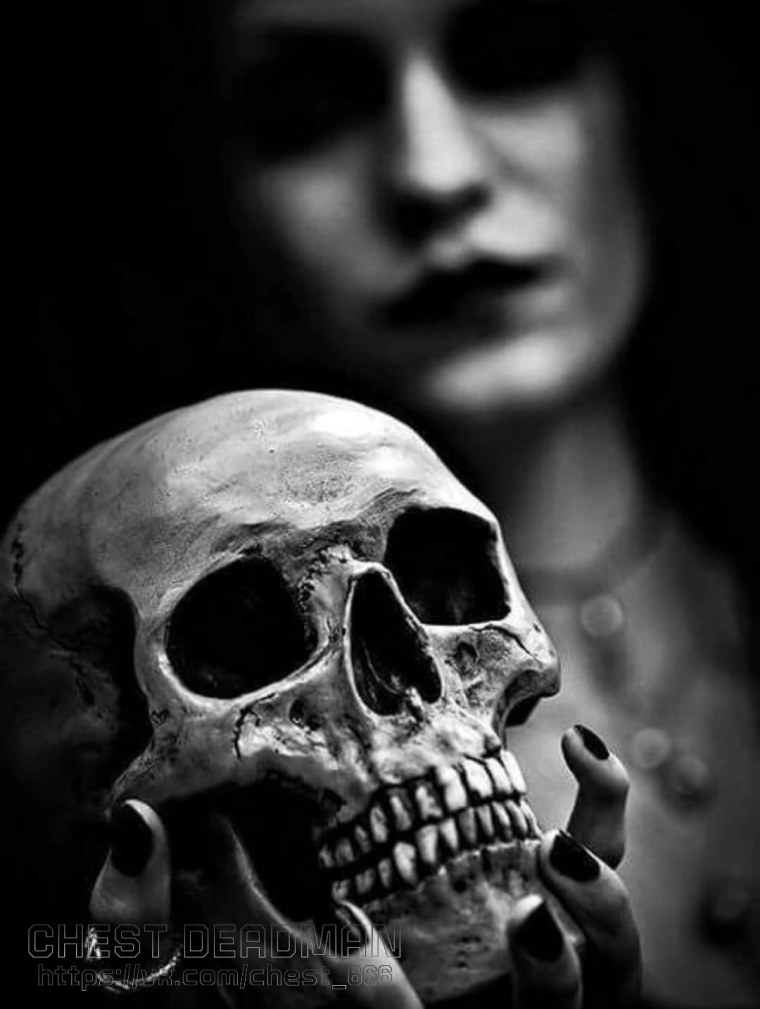 Череп с факом