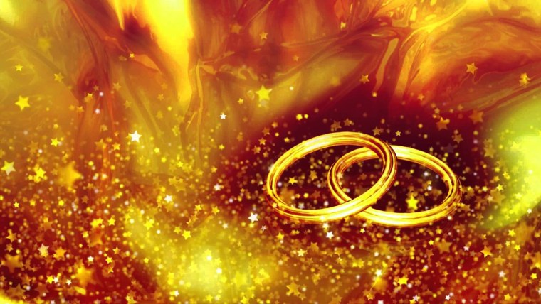 Свадебный фон с кольцами