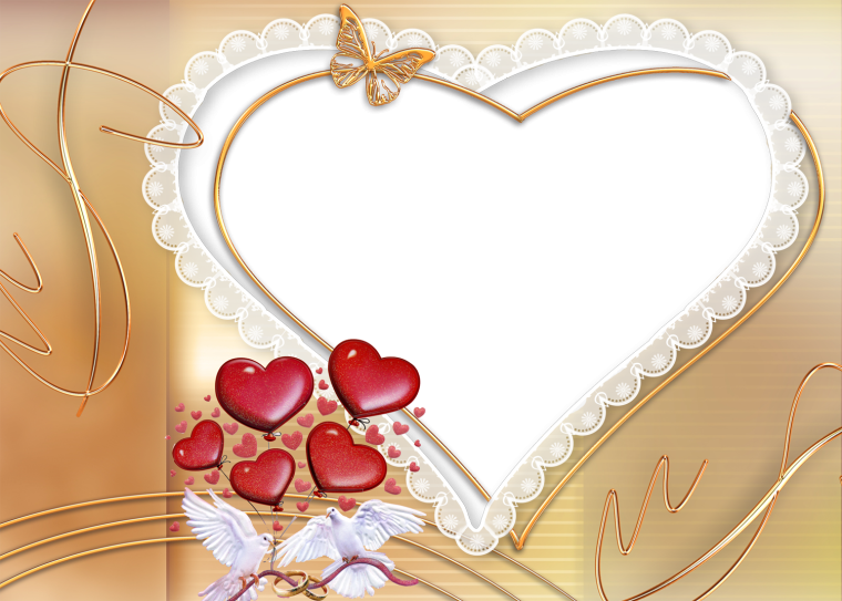 Изумрудная свадьба рамка