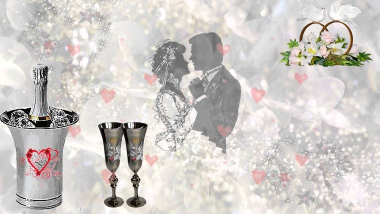 Свадебная рамка