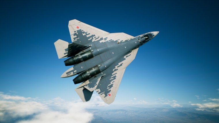 Су-57 двухдвигательный реактивный самолёт