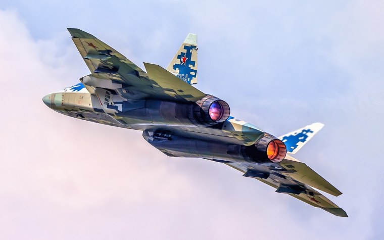 Су-57 реактивный самолёт