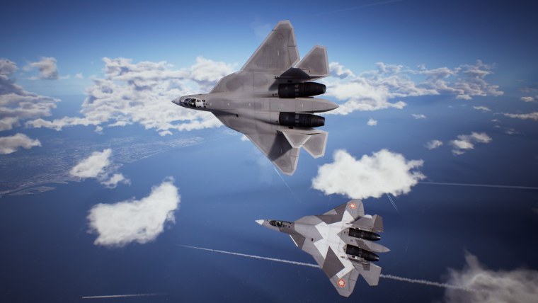 F 22 Raptor взлет