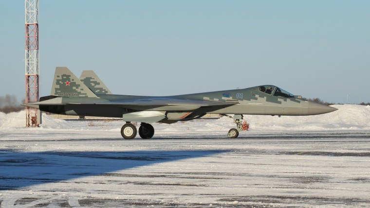 Су-57 бортовой номер 057