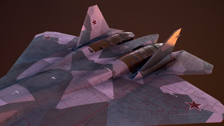 Су-57 реактивный самолёт