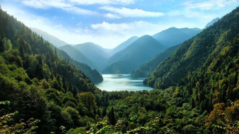 Озеро Рица Пицунда Абхазия