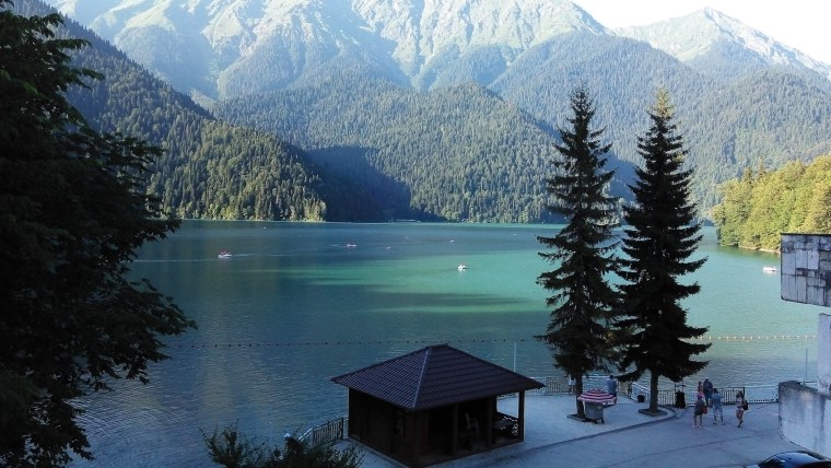 Озеро Рица Абхазия