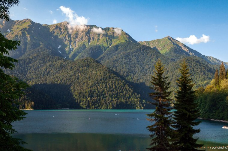 Озеро Рица Абхазия