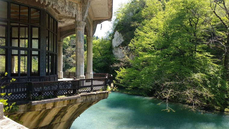 Новый Афон Абхазия водопад Псырцха