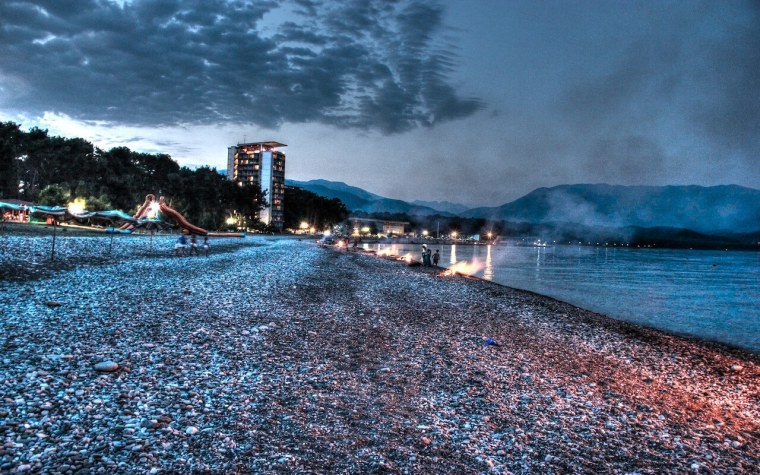 Набережная Пицунда Абхазия