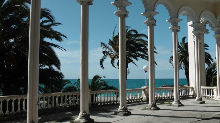 Колоннада Гагра Абхазия