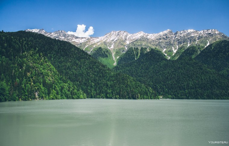 Озеро Рица Абхазия