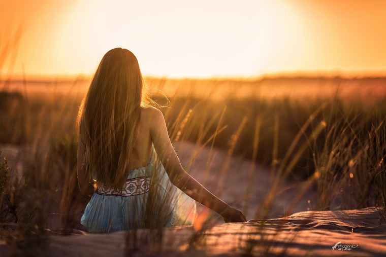 Девушка со спины