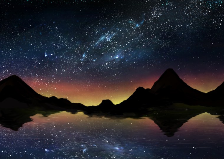 Звездное небо над морем