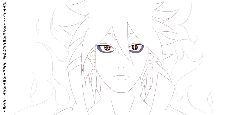 Мадара Учиха портрет