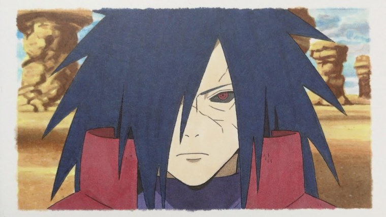 Мадара Учиха карандашом