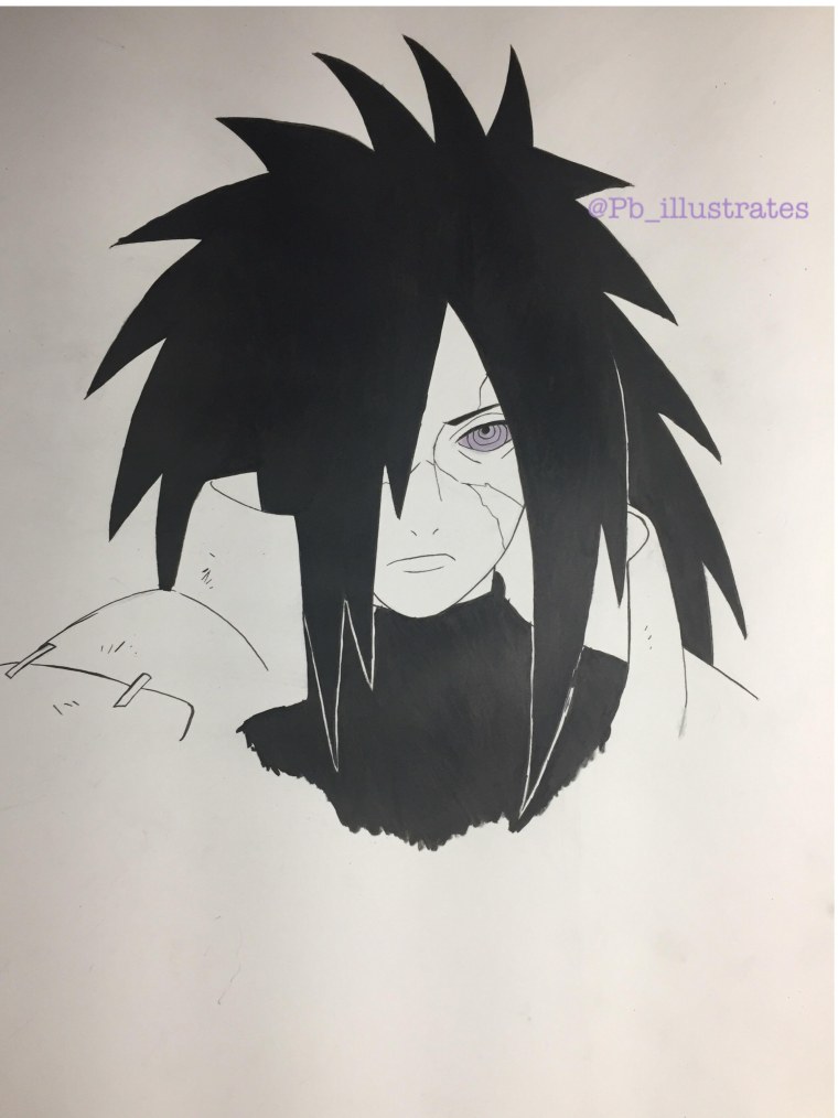 Учиха Мадара для рисования