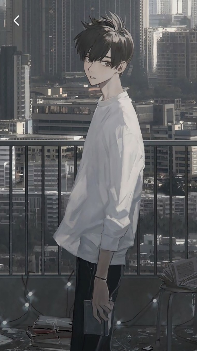 Аниме одинокий парень