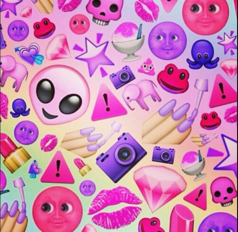 Розовые эмодзи