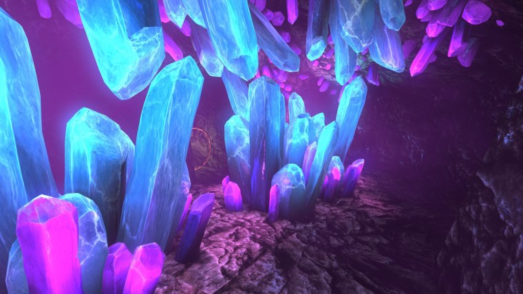 Фиолетовое свечение