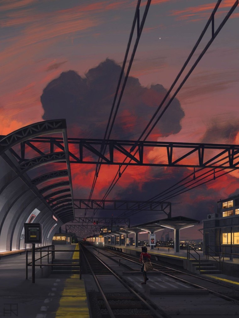 Токийский вокзал аниме