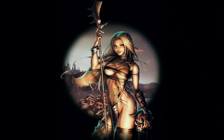 Девушки воительницы на рабочий стол