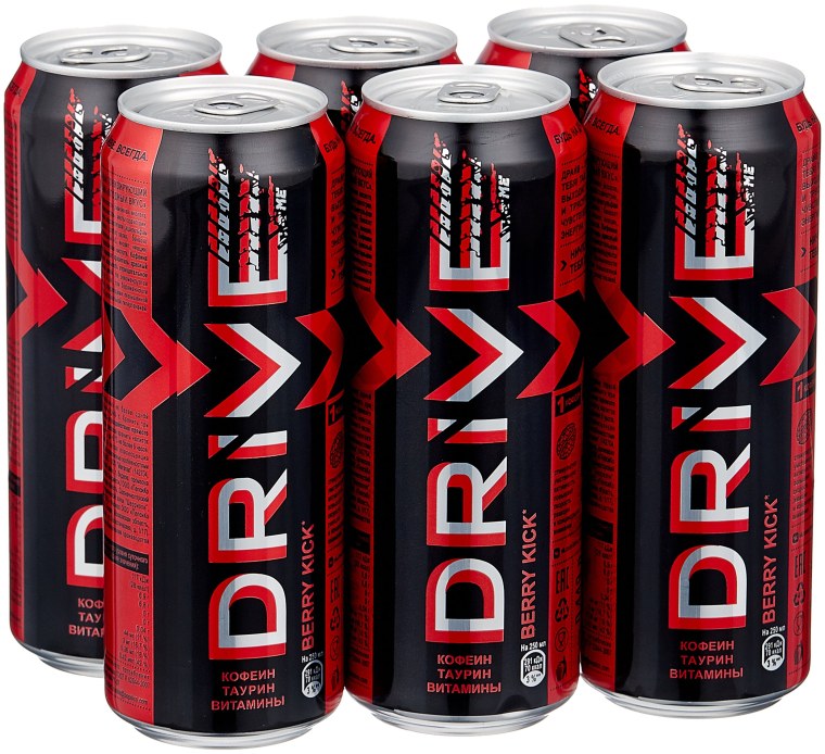 Напиток энергетический Drive me 0,449л