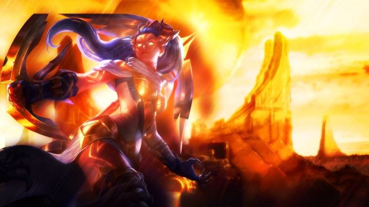 League of Legends обои 1366x768