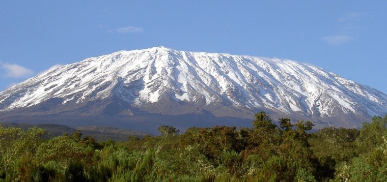 Восточно-африканское плоскогорье вулкан Килиманджаро