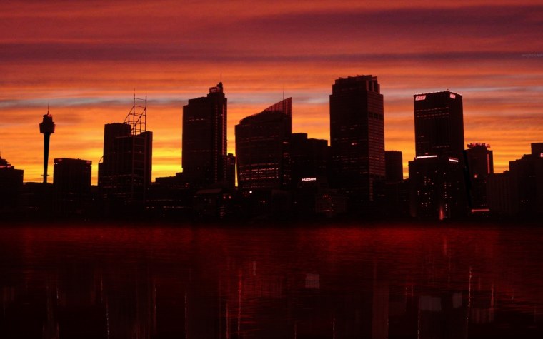 Ночное небо в городе