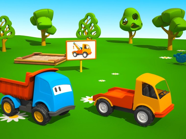 Трактор Алиса синий трактор