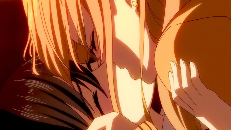 Цитрус аниме поцелуй