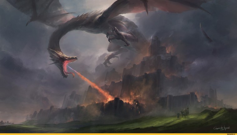 Дракон над городом