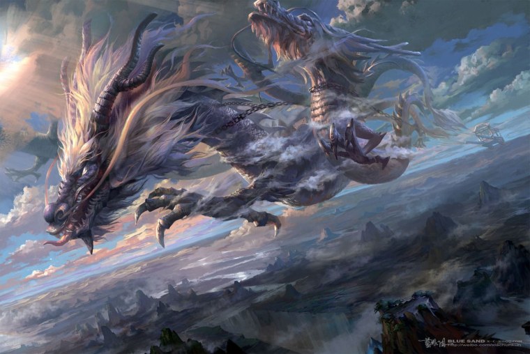 Дракон Повелитель стихий фэнтези