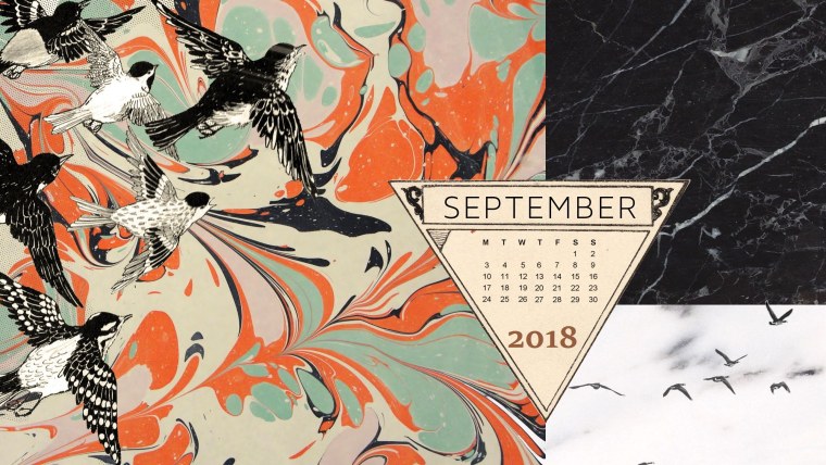 Сентябрь арт для календаря