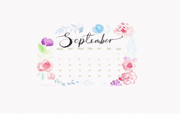 Заставка календарь