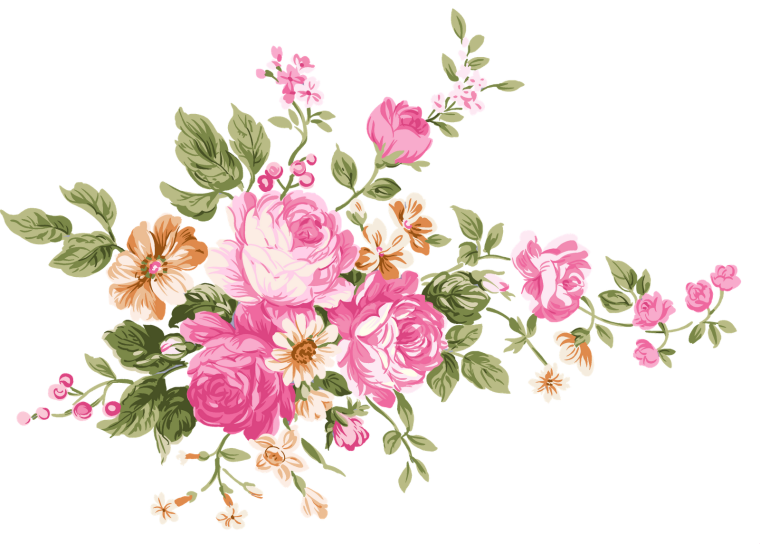 Цветы на прозрачном фоне